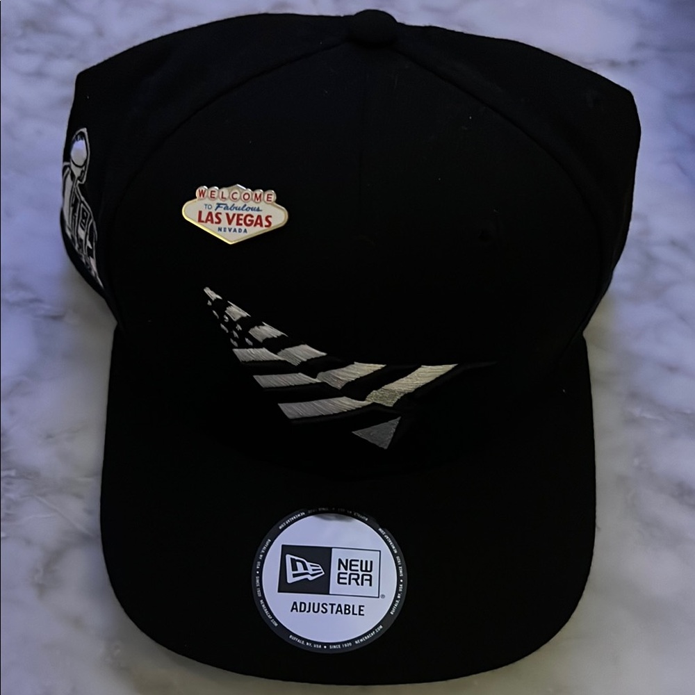New Era Black and Silver Las Vegas Hat